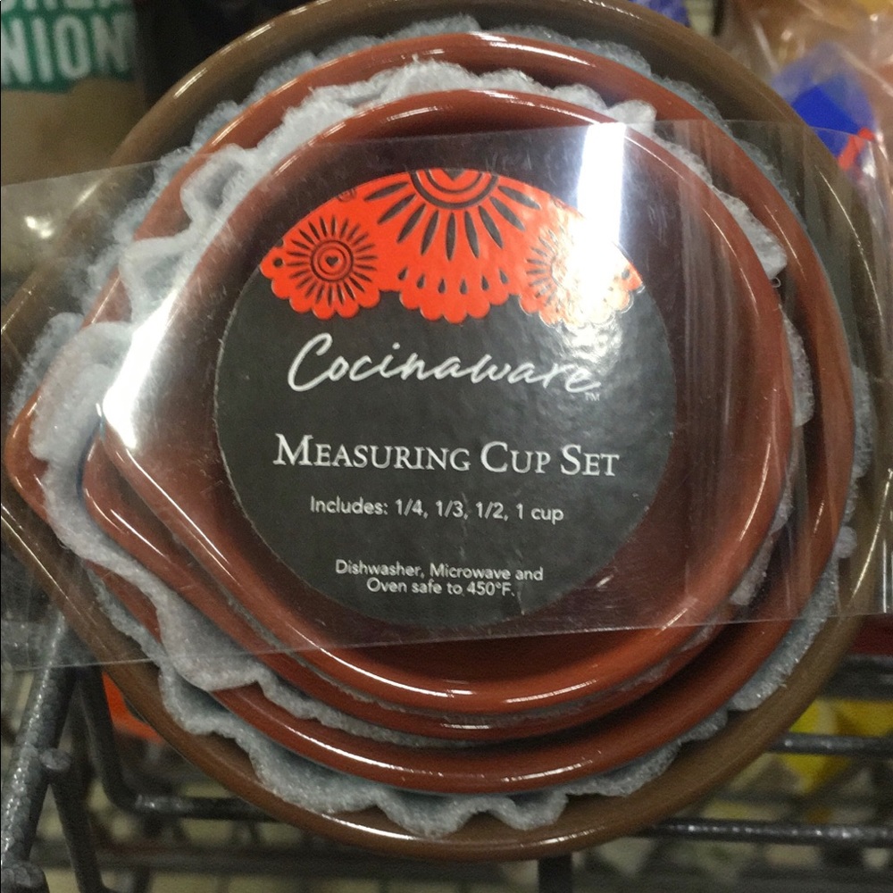 Hand made ceramic measuring cups 4 pcs